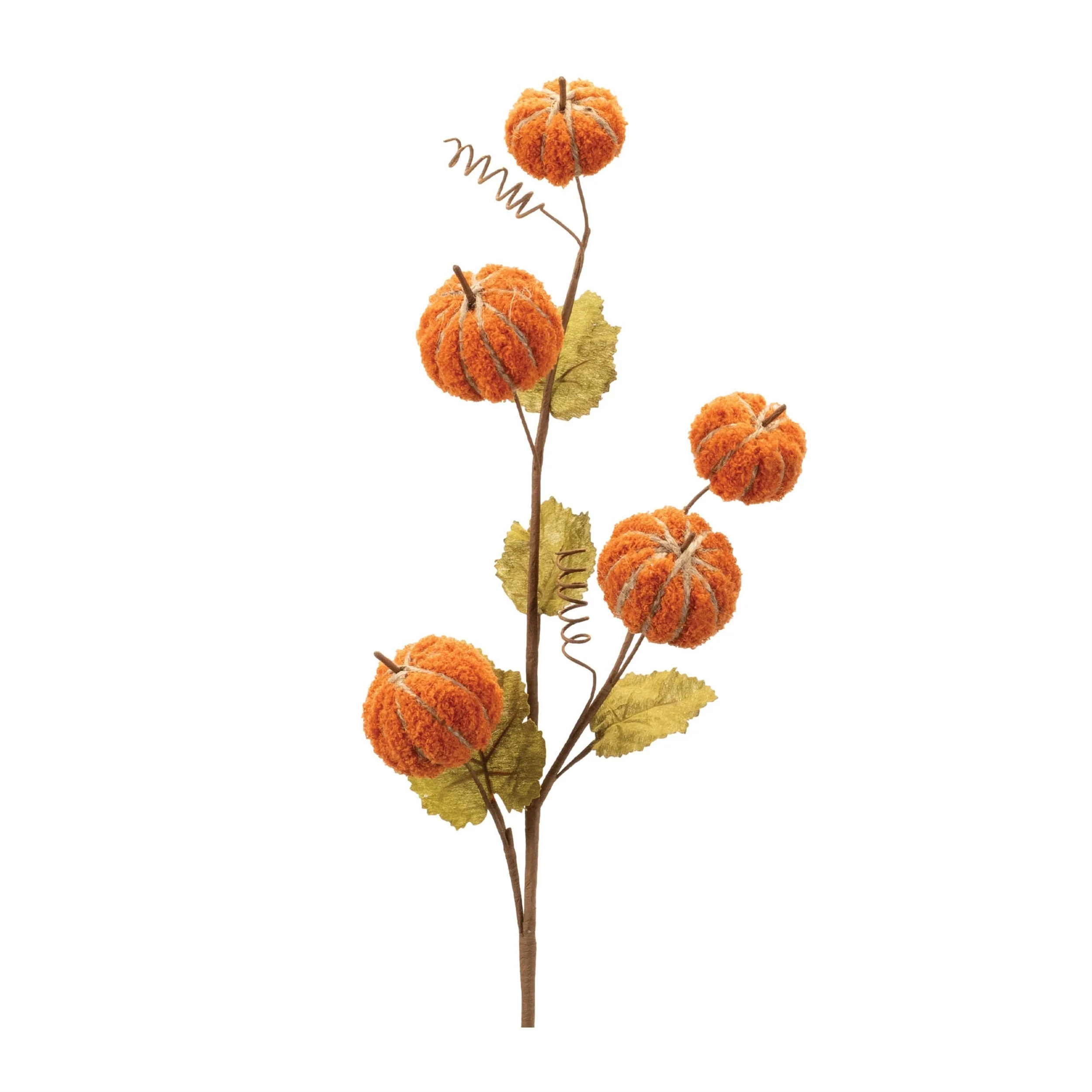 Plush Fall Pumpkin Spray (Set of 2) - Image 6