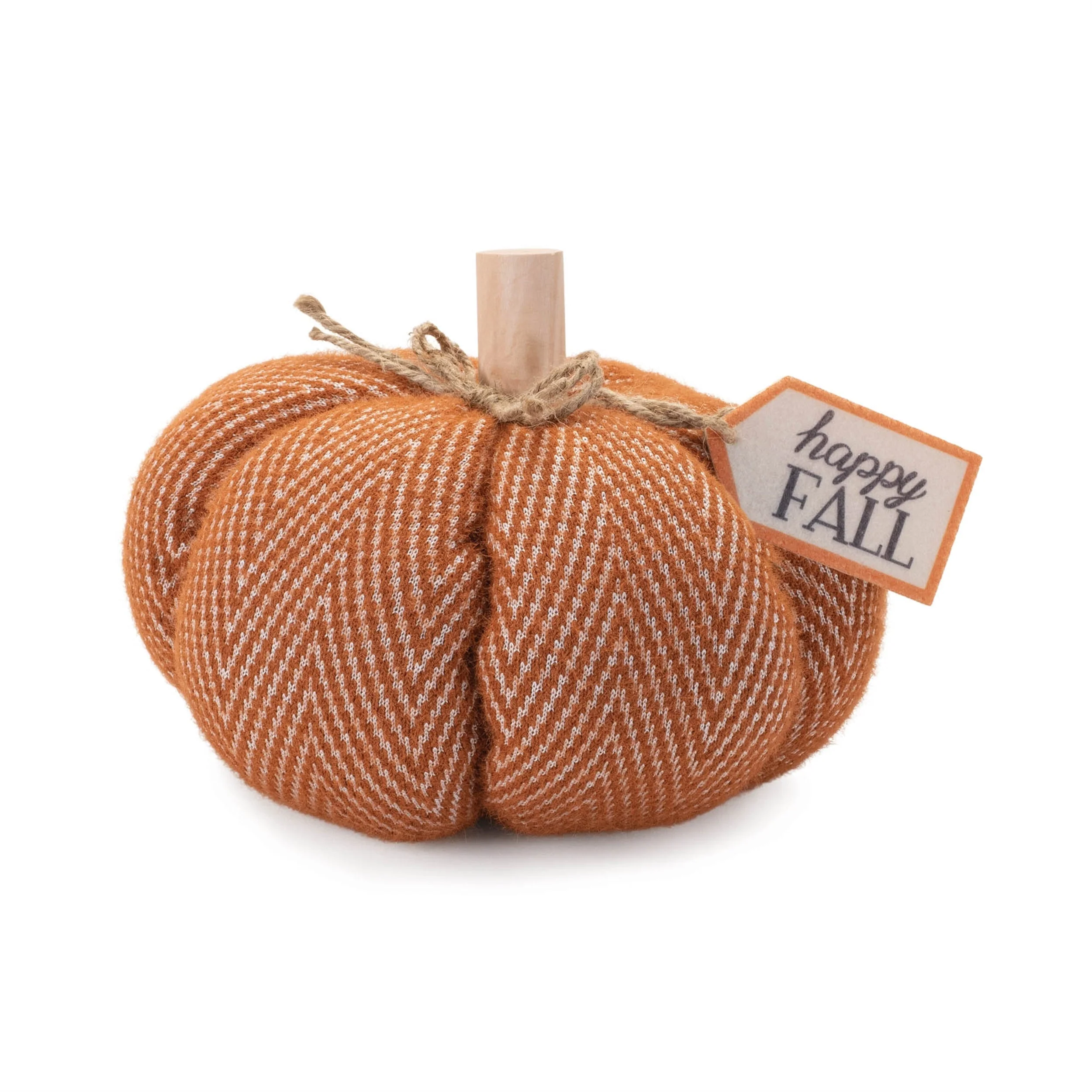Plush happy fall pumpkin décor (set of 2) - Image 2