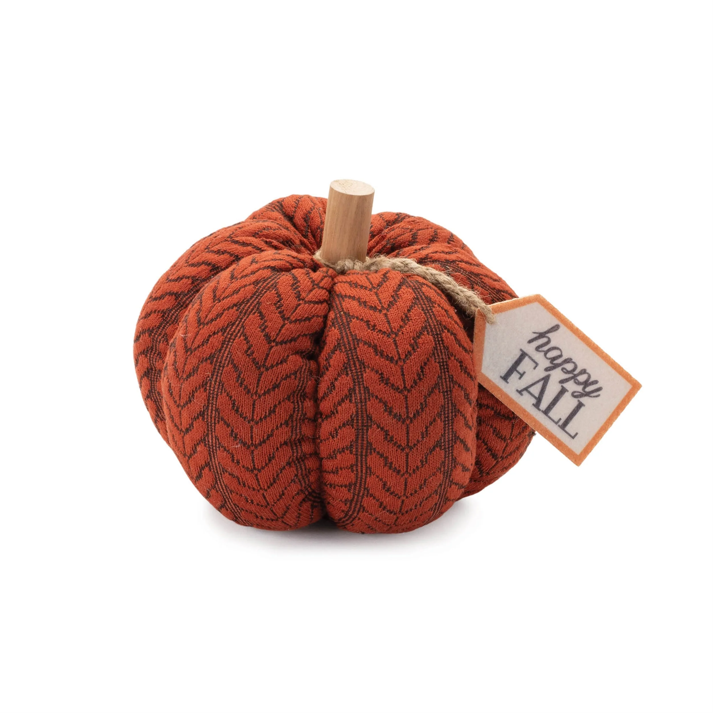 Plush happy fall pumpkin décor (set of 2) - Image 3