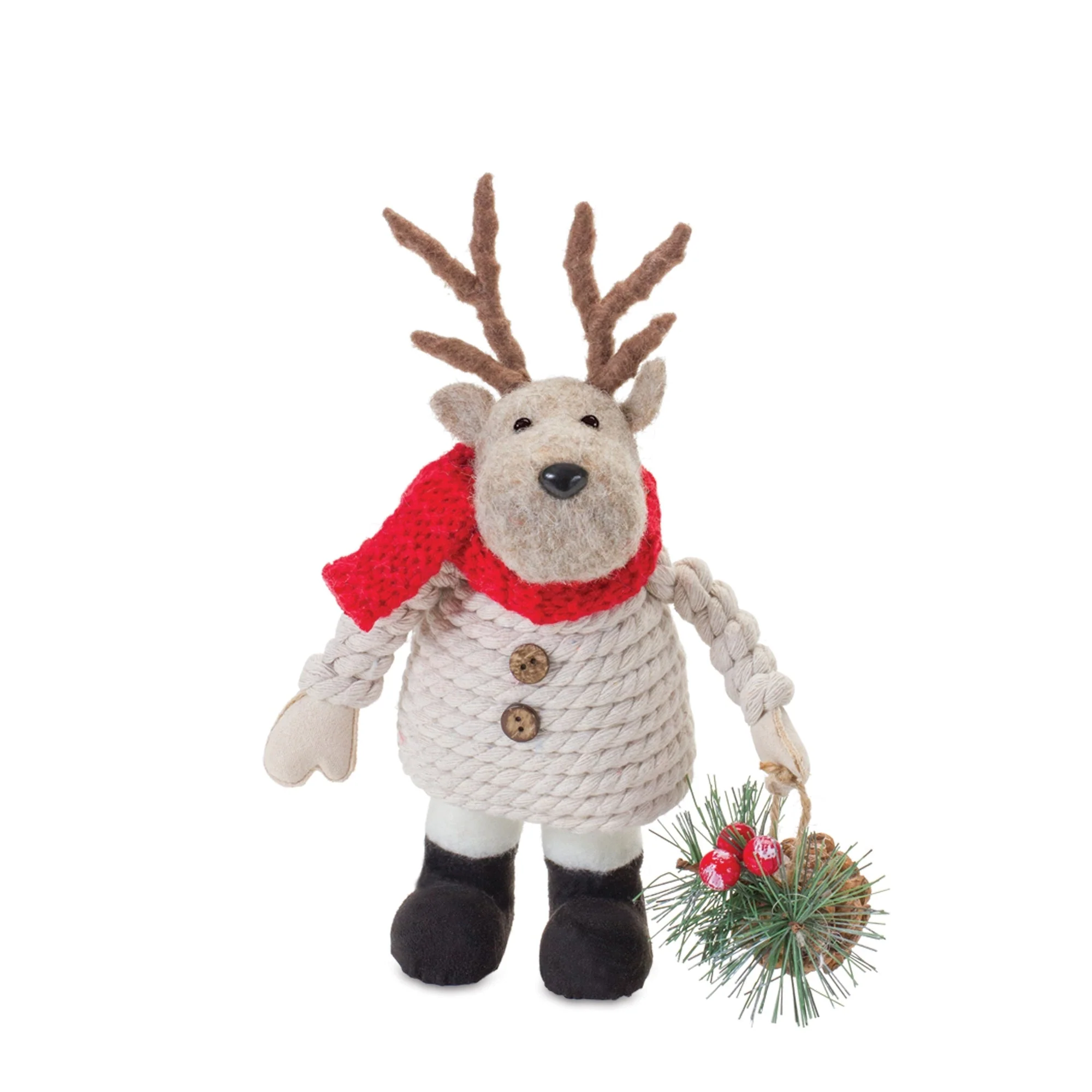 Plush Santa Snowman and Moose (Set of 6) - Image 4