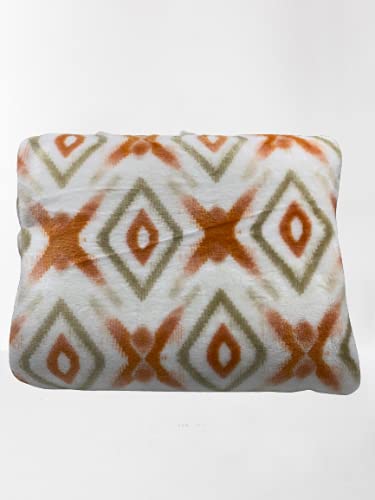 PlushElegance by Decor&More Extra Soft Oversized Throw Blanket (50" x 70") - Idris Geometric - Image 5