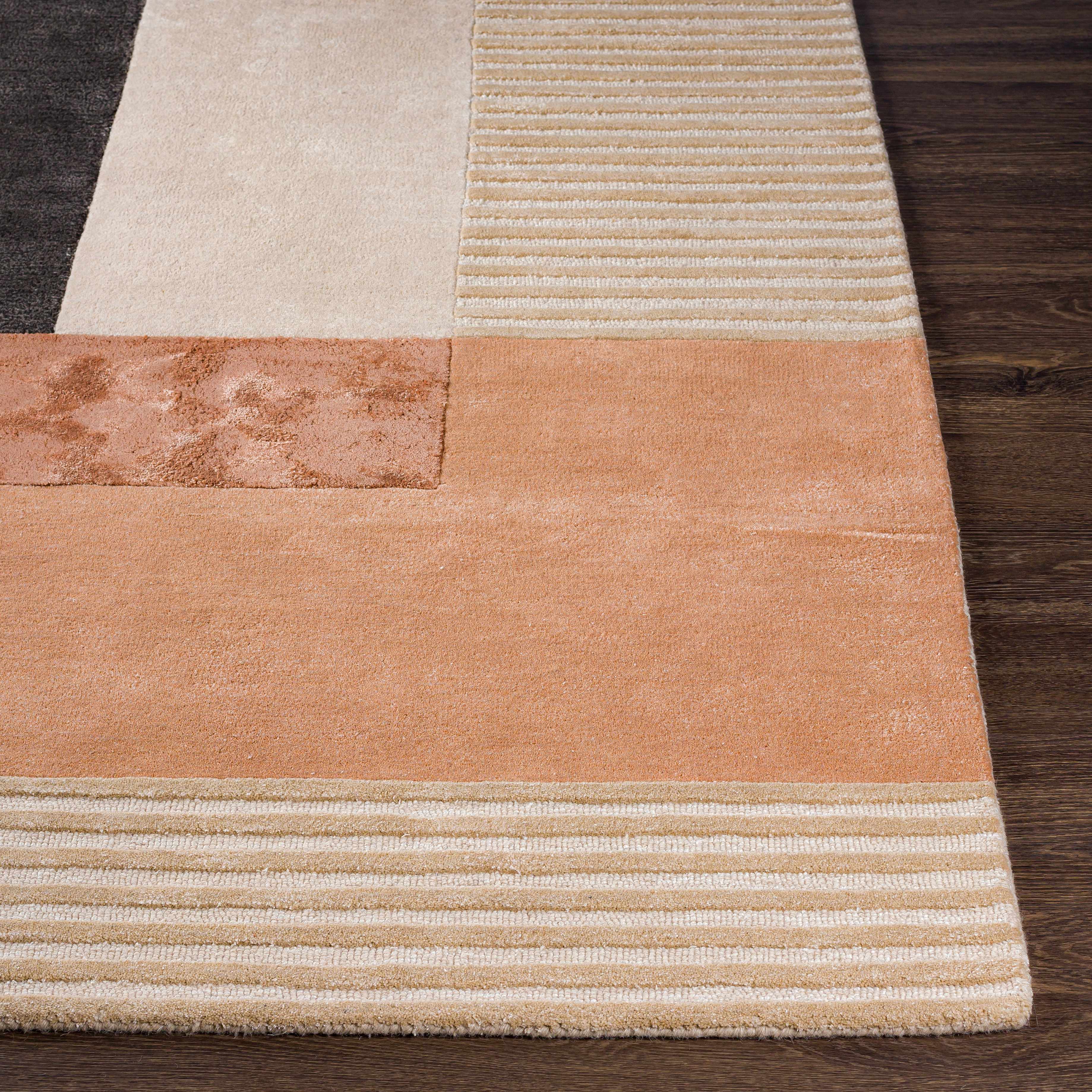 Pofadder Viscose&Wool Patchwork Rug - Image 4