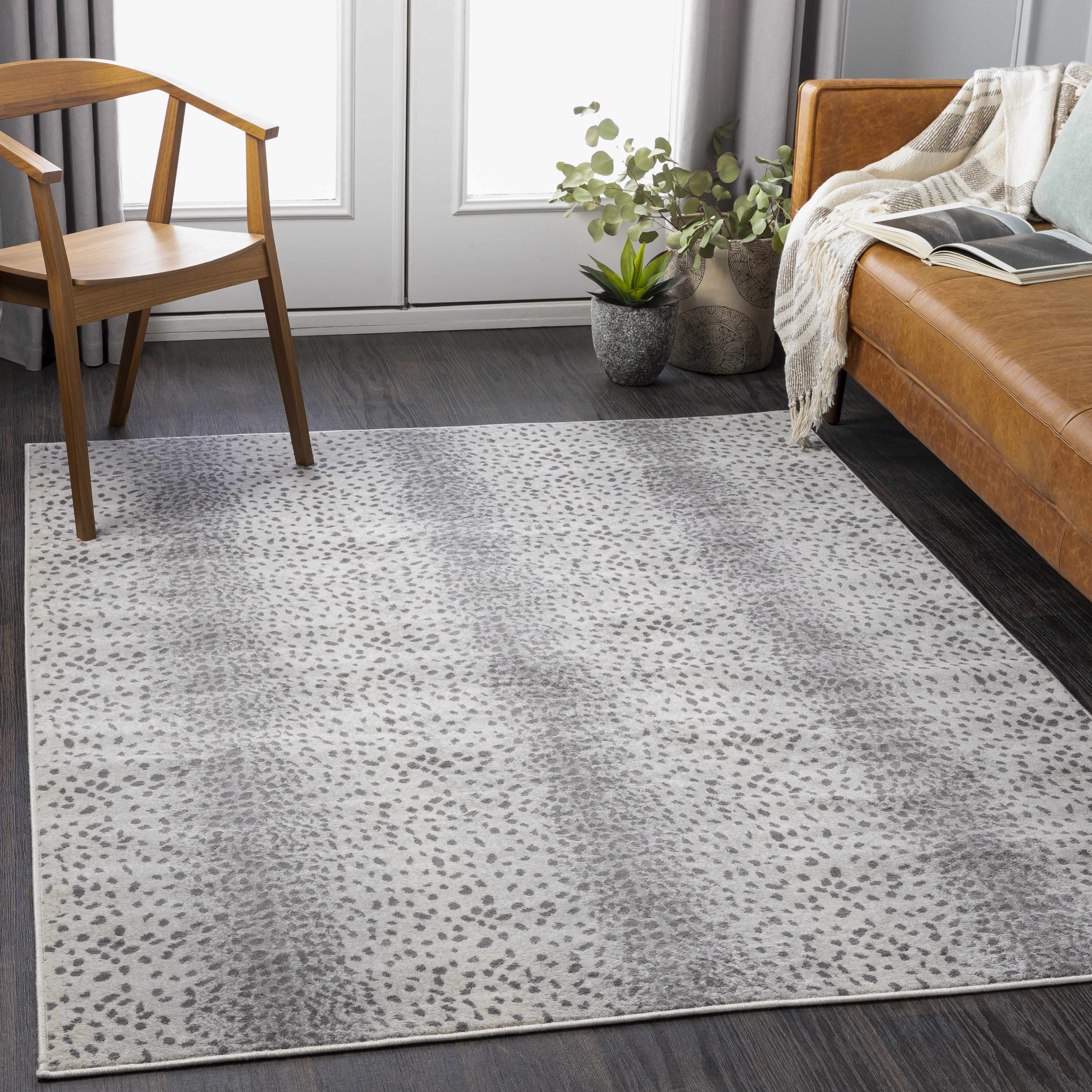 Pointblank Gray Antelope Print Rug - Image 2