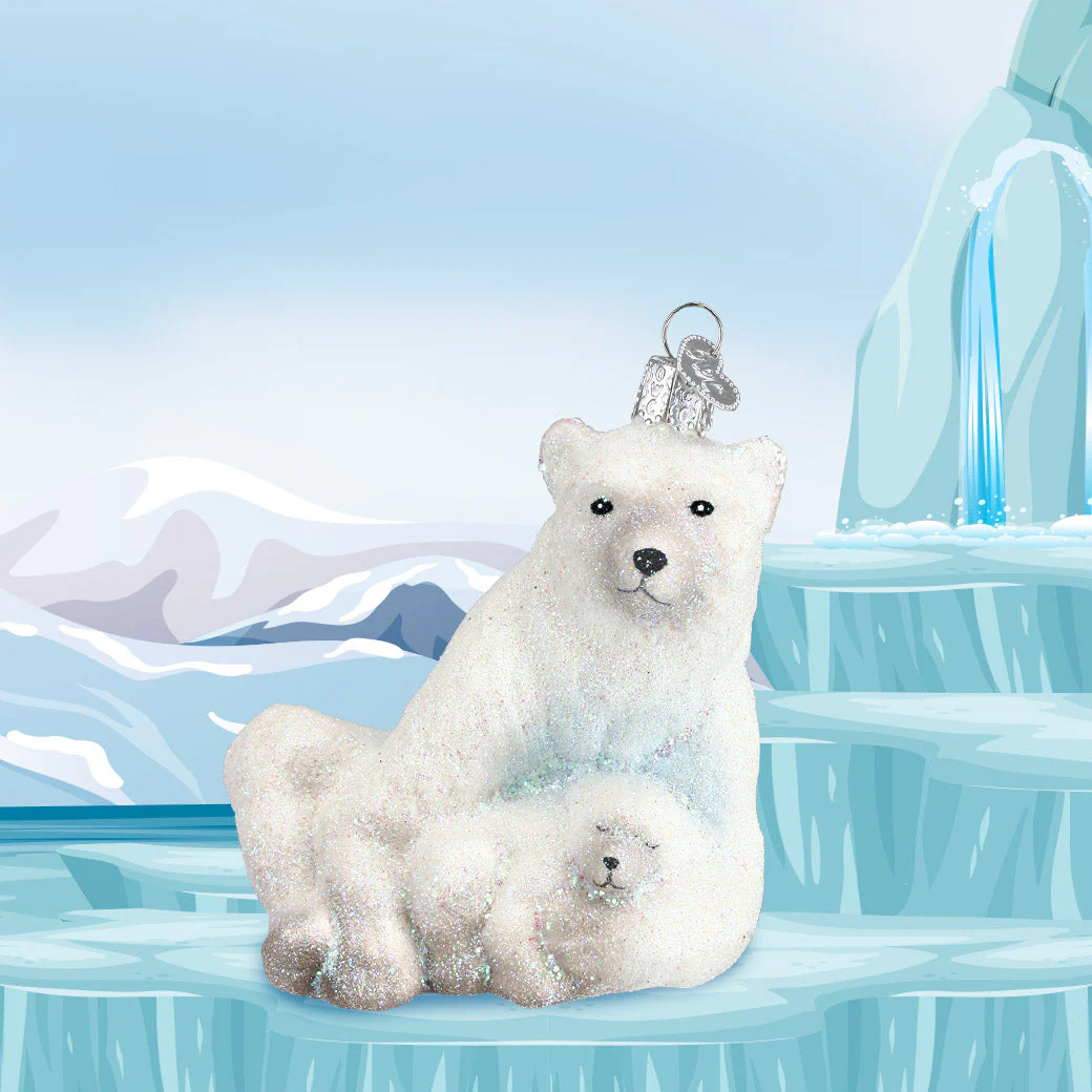 Polar Bear With Cub Figurine - Image 6