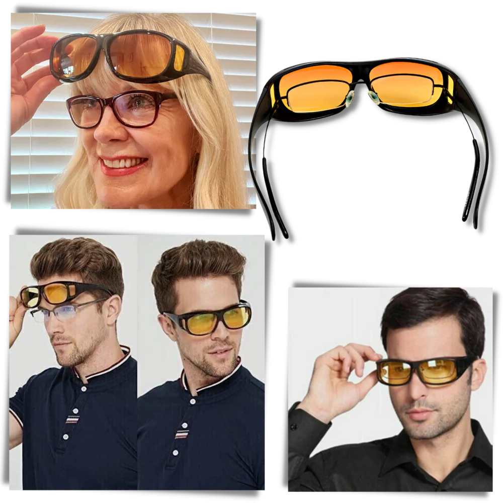 Polarized Night Driving Glasses – Anti Glare Night Vision Driving Eyewear - Image 2