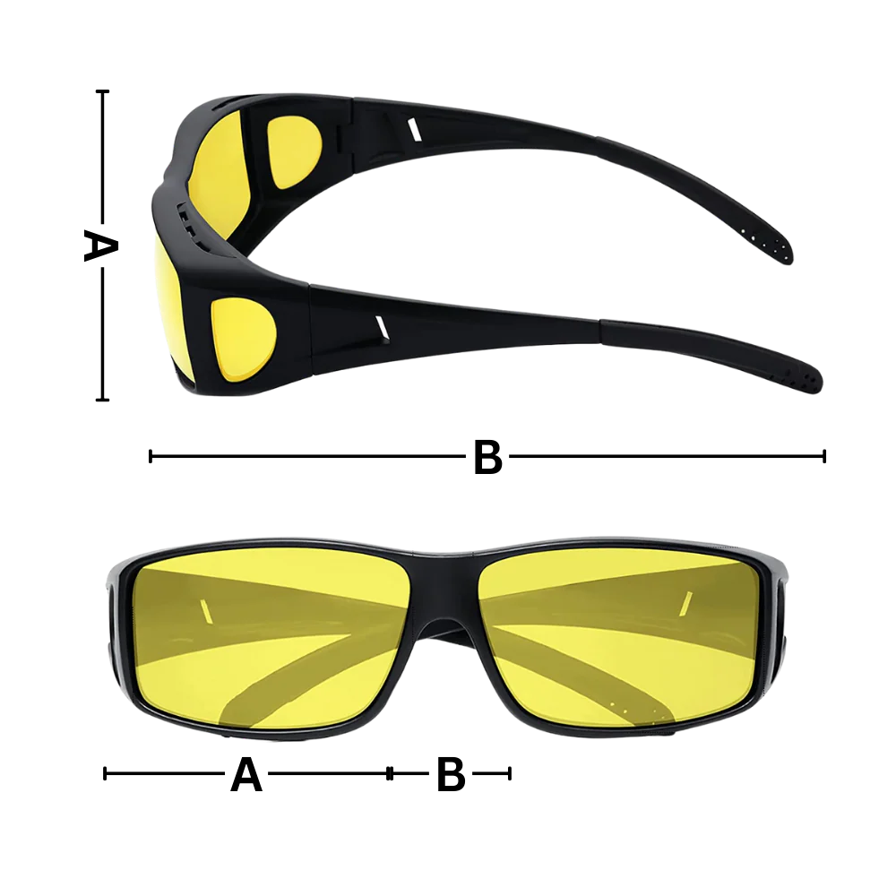 Polarized Night Driving Glasses – Anti Glare Night Vision Driving Eyewear - Image 3