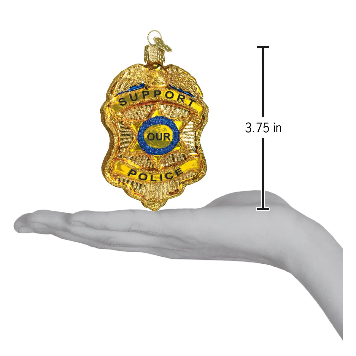 Police Badge Ornament - Image 5