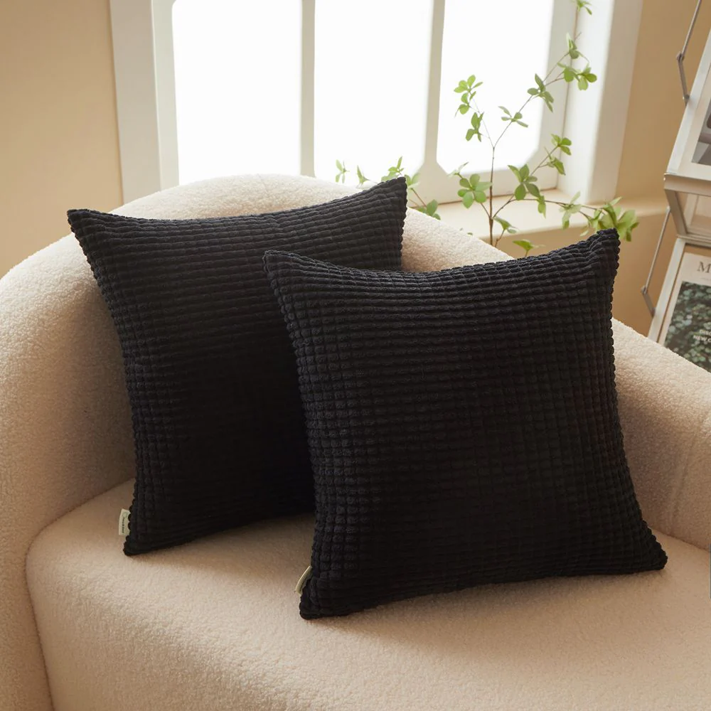 Polyester Blend soft hand feeling Throw Pillow (With 450g Insert) size 18"x18" pack 1 or 2 - Image 10