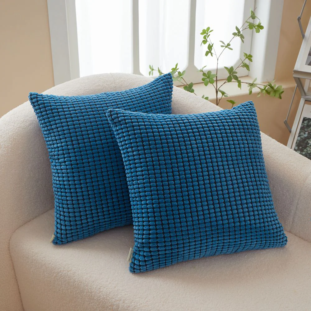 Polyester Blend soft hand feeling Throw Pillow (With 450g Insert) size 18"x18" pack 1 or 2 - Image 11