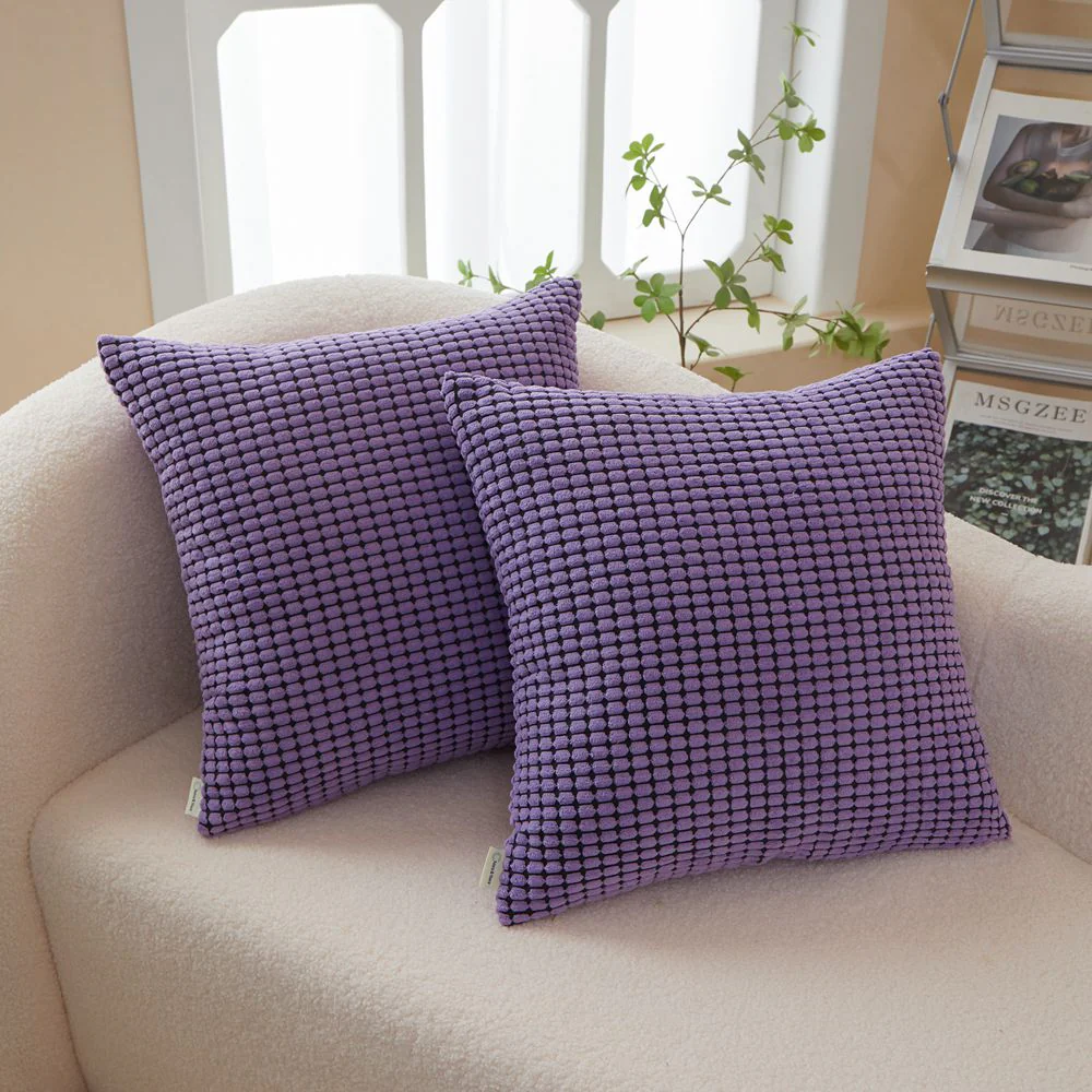 Polyester Blend soft hand feeling Throw Pillow (With 450g Insert) size 18"x18" pack 1 or 2 - Image 17