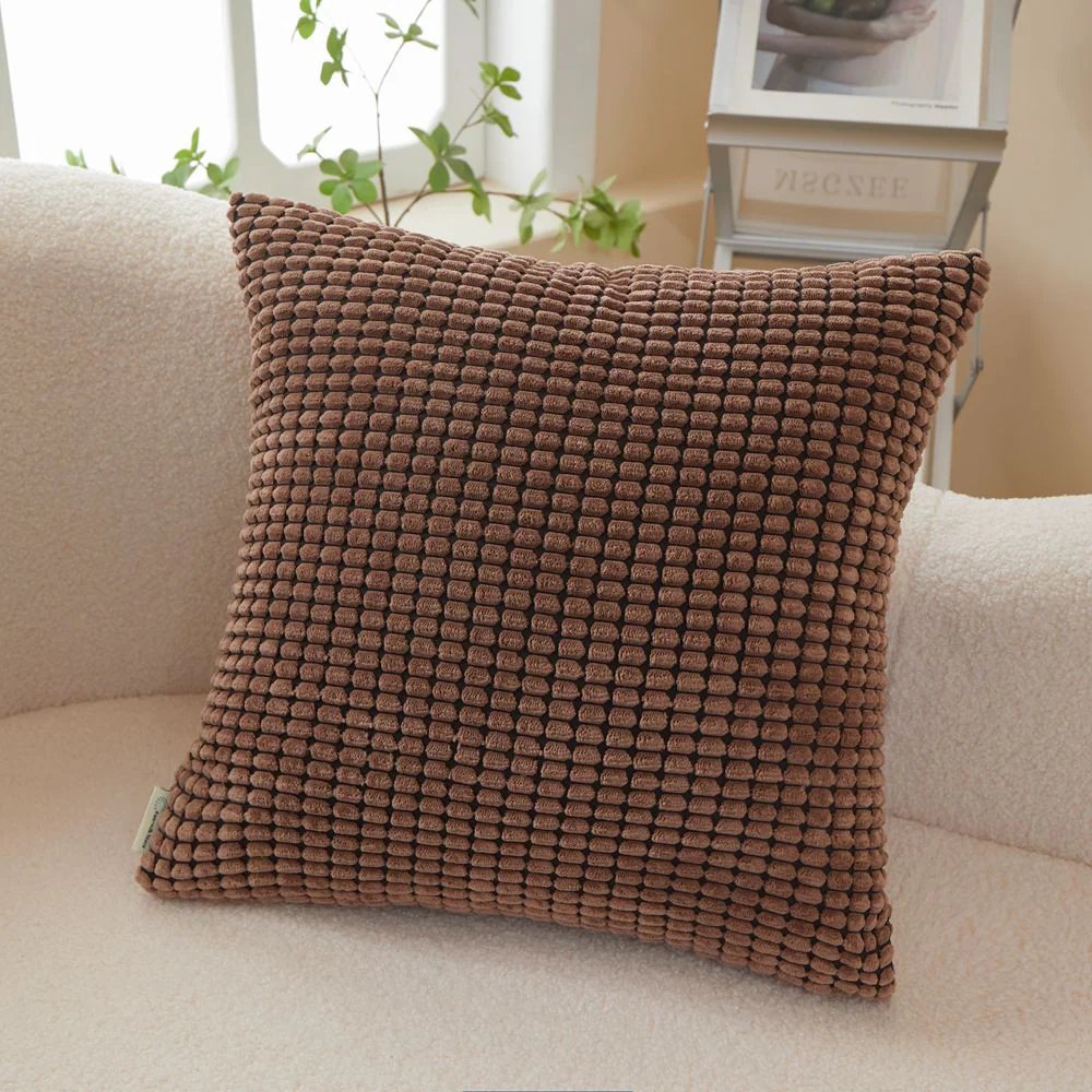 Polyester Blend soft hand feeling Throw Pillow (With 450g Insert) size 18"x18" pack 1 or 2 - Image 18