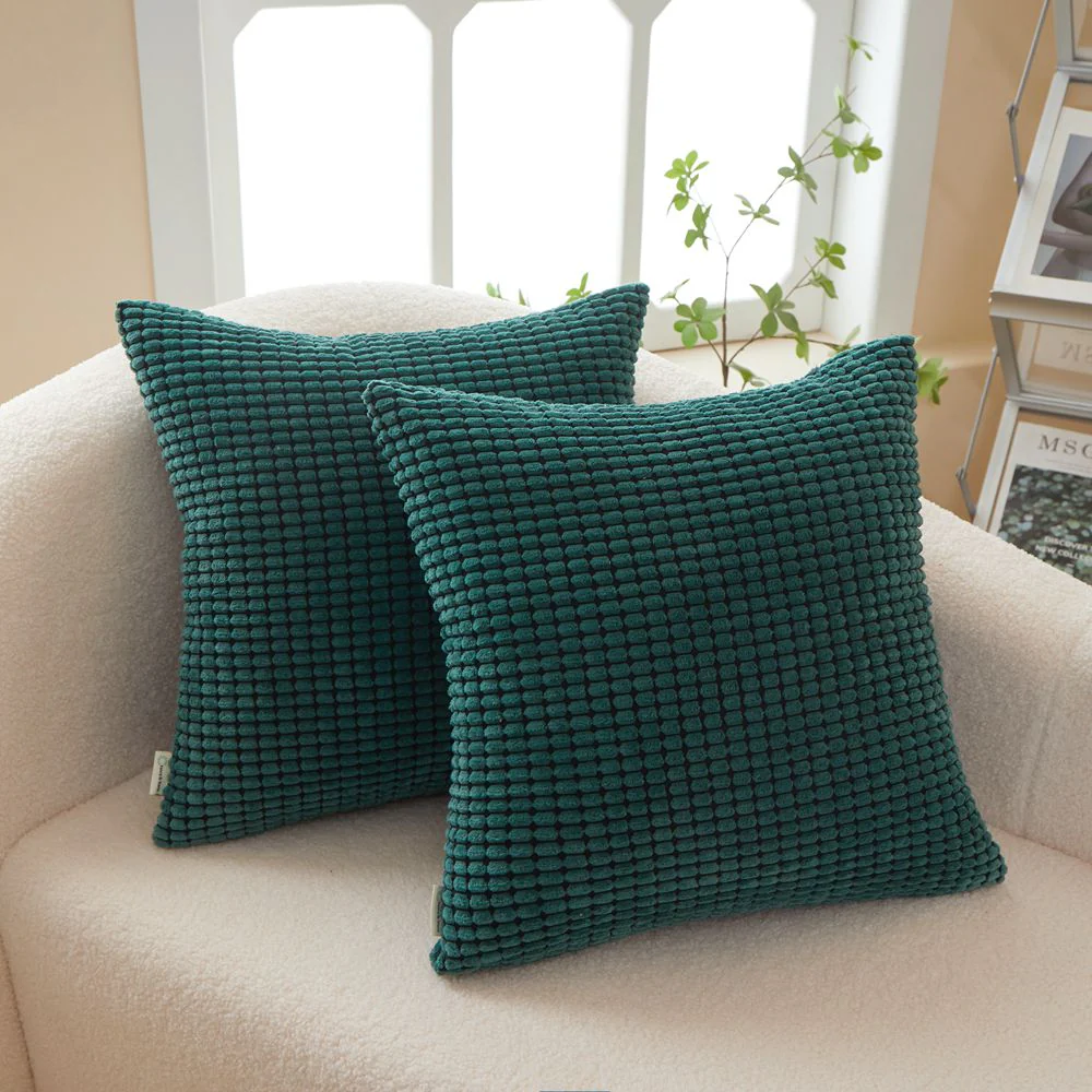 Polyester Blend soft hand feeling Throw Pillow (With 450g Insert) size 18"x18" pack 1 or 2 - Image 22