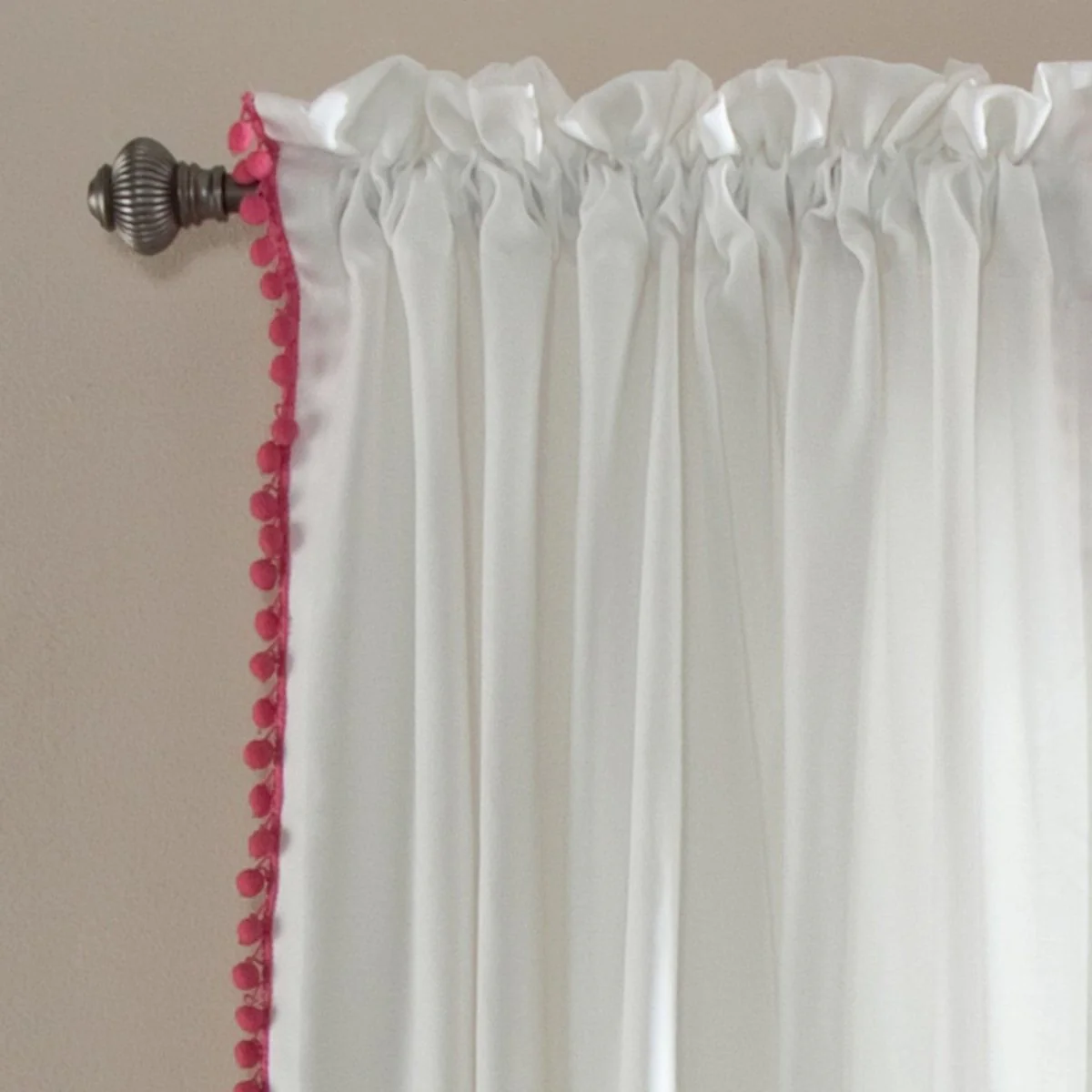 Pom Pom Window Curtain Panel - Image 14
