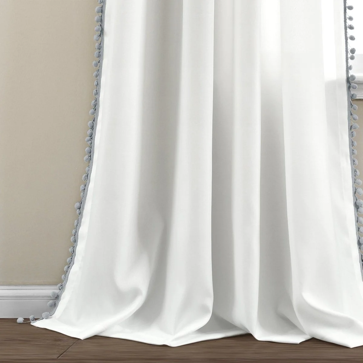 Pom Pom Window Curtain Panel - Image 20