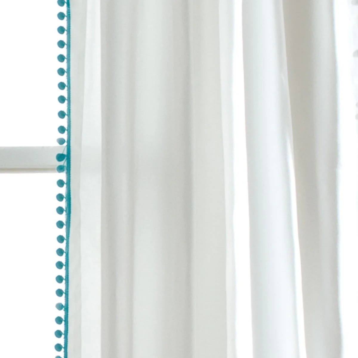 Pom Pom Window Curtain Panel - Image 27