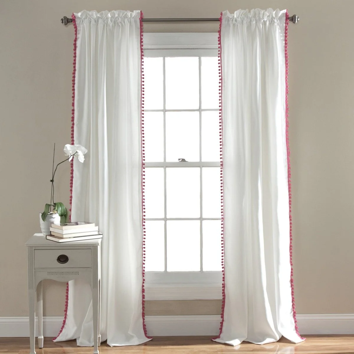 Pom Pom Window Curtain Panel - Image 8