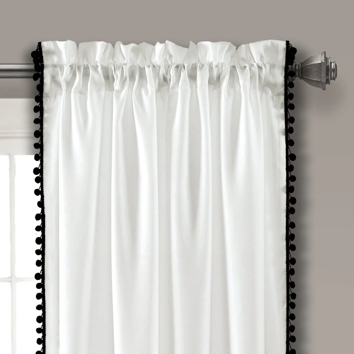 Pom Pom Window Curtain Panel - Image 9