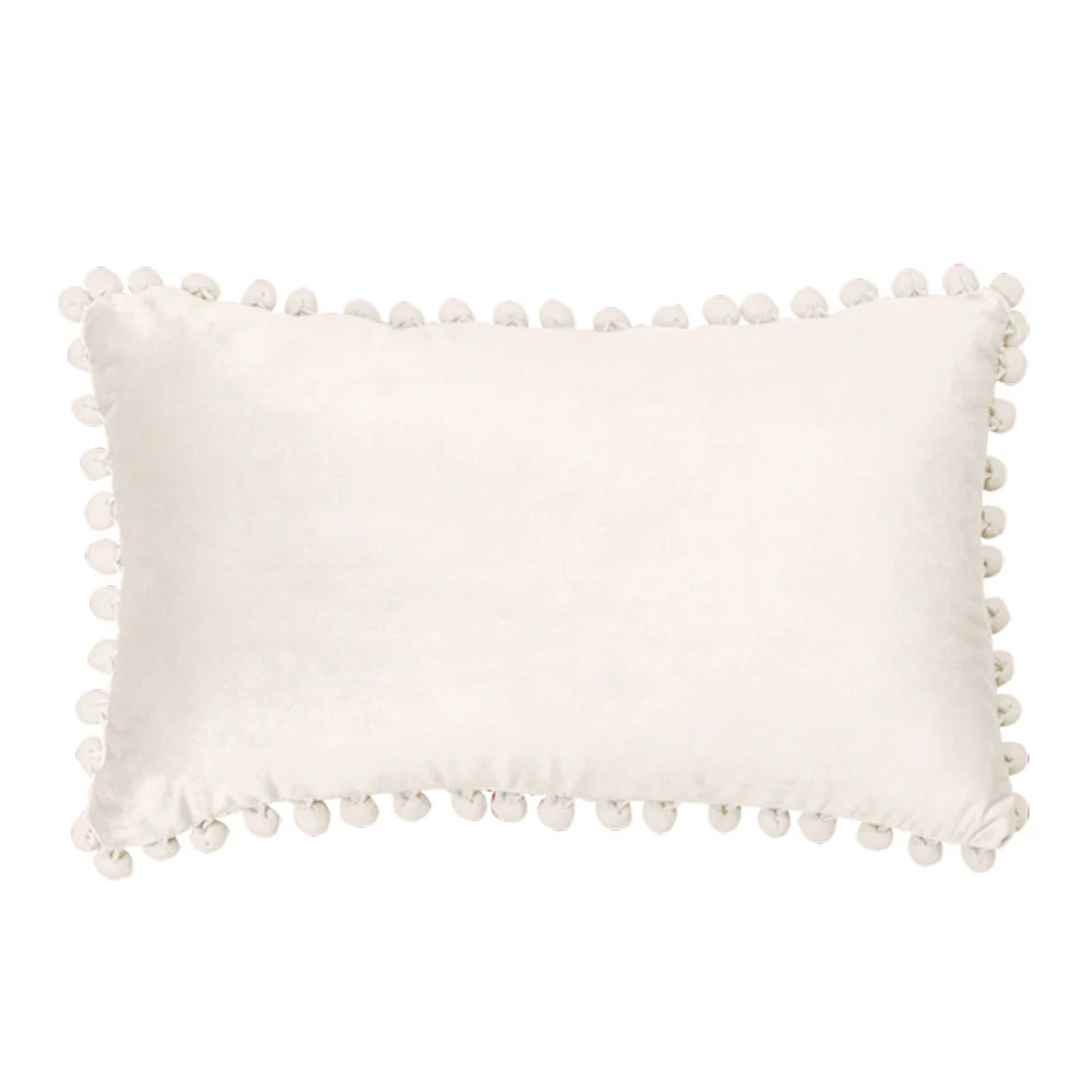 Pompoms Throw Pillow 18"x18", 12"x20" and 20"x20" pack of 1 throw pillow - Image 32