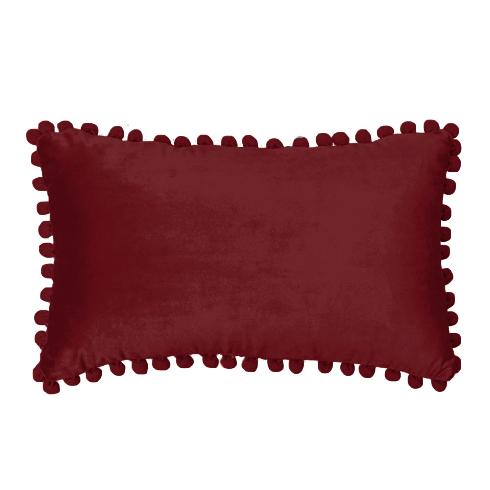 Pompoms Throw Pillows 18"x18", 12"x20" and 20"x20" pack of 2 throw pillows - Image 21