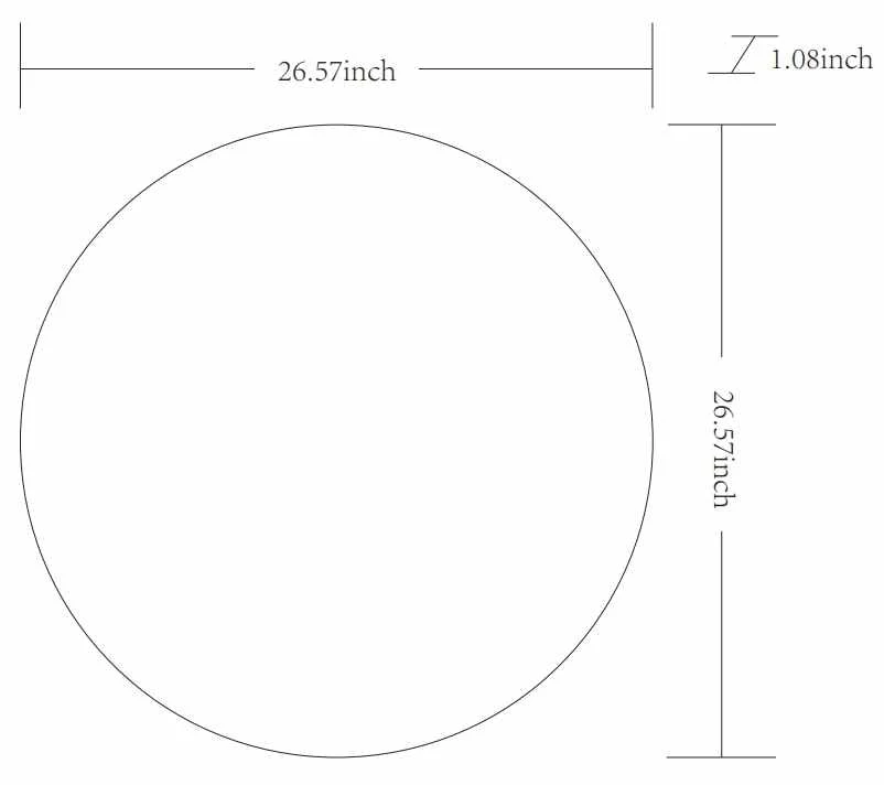 Pontalina Round Gold Mirror - Image 11