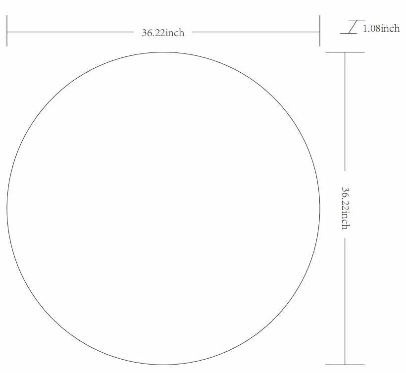 Pontalina Round White Mirror - Image 11