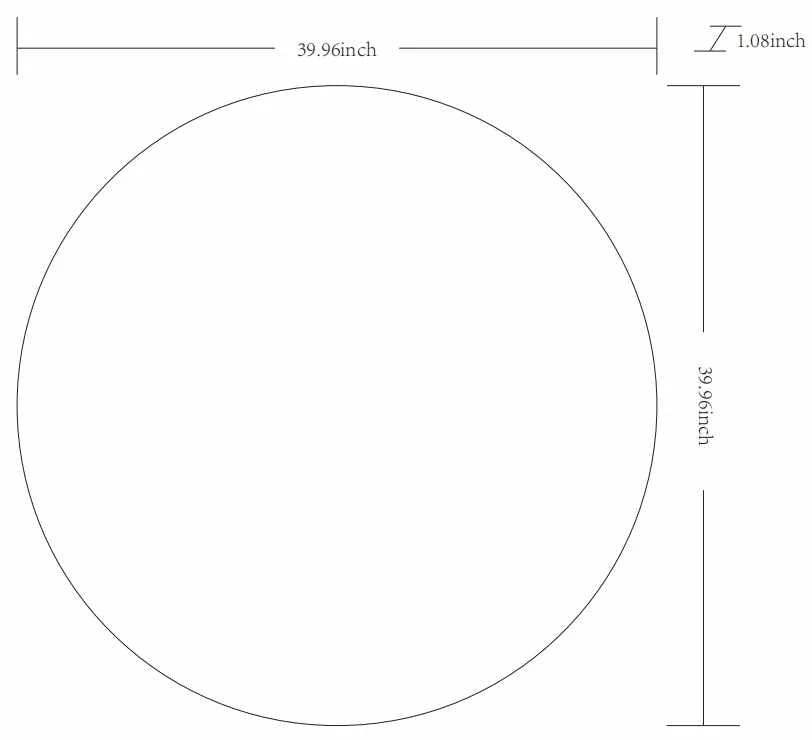 Pontalina Round White Mirror - Image 12