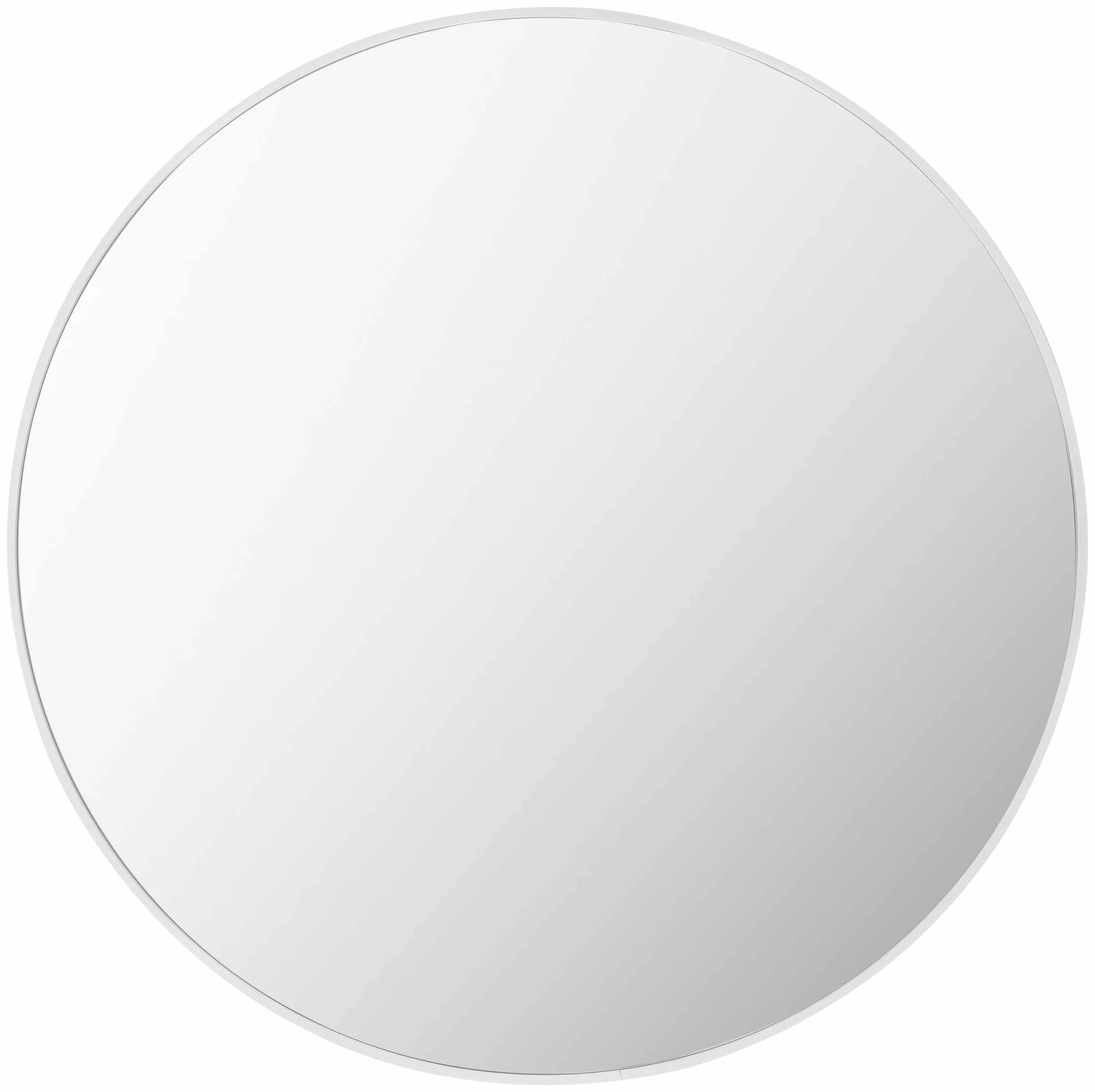 Pontalina Round White Mirror - Image 5