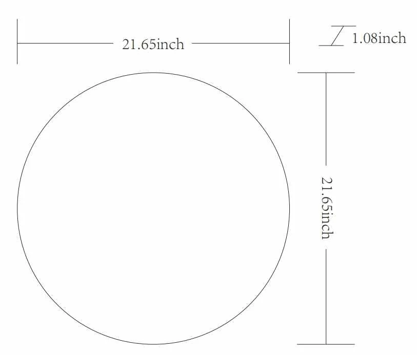 Pontalina Round White Mirror - Image 8