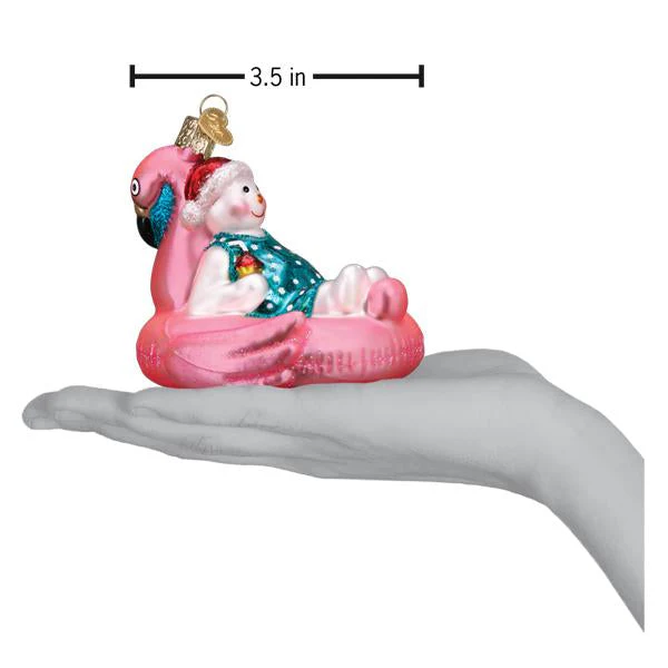 Pool Float Snowman Ornament - Image 6