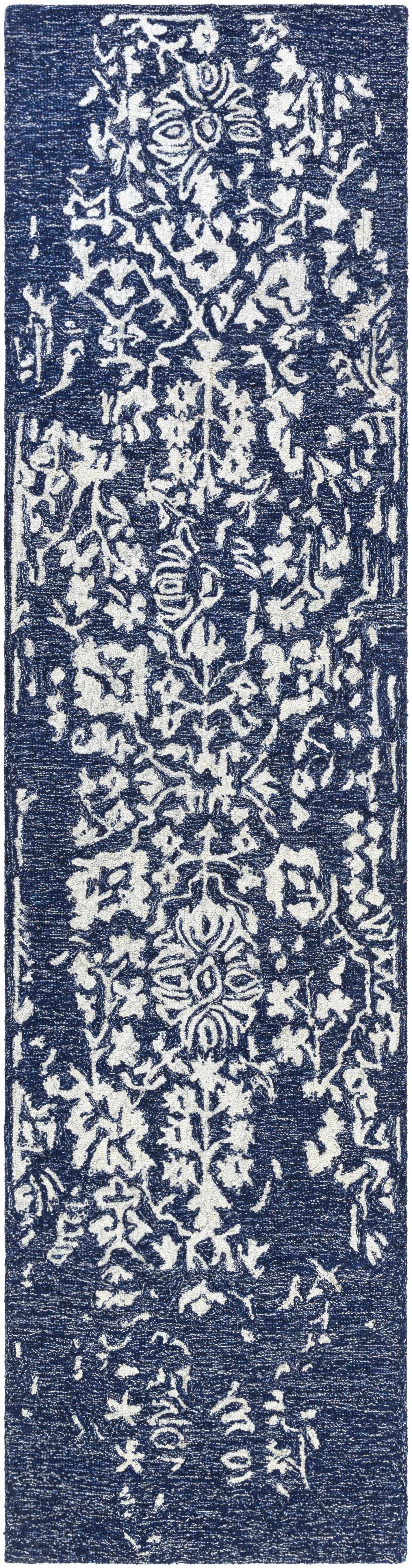 Poole Navy Wool Area Carpet - Image 10