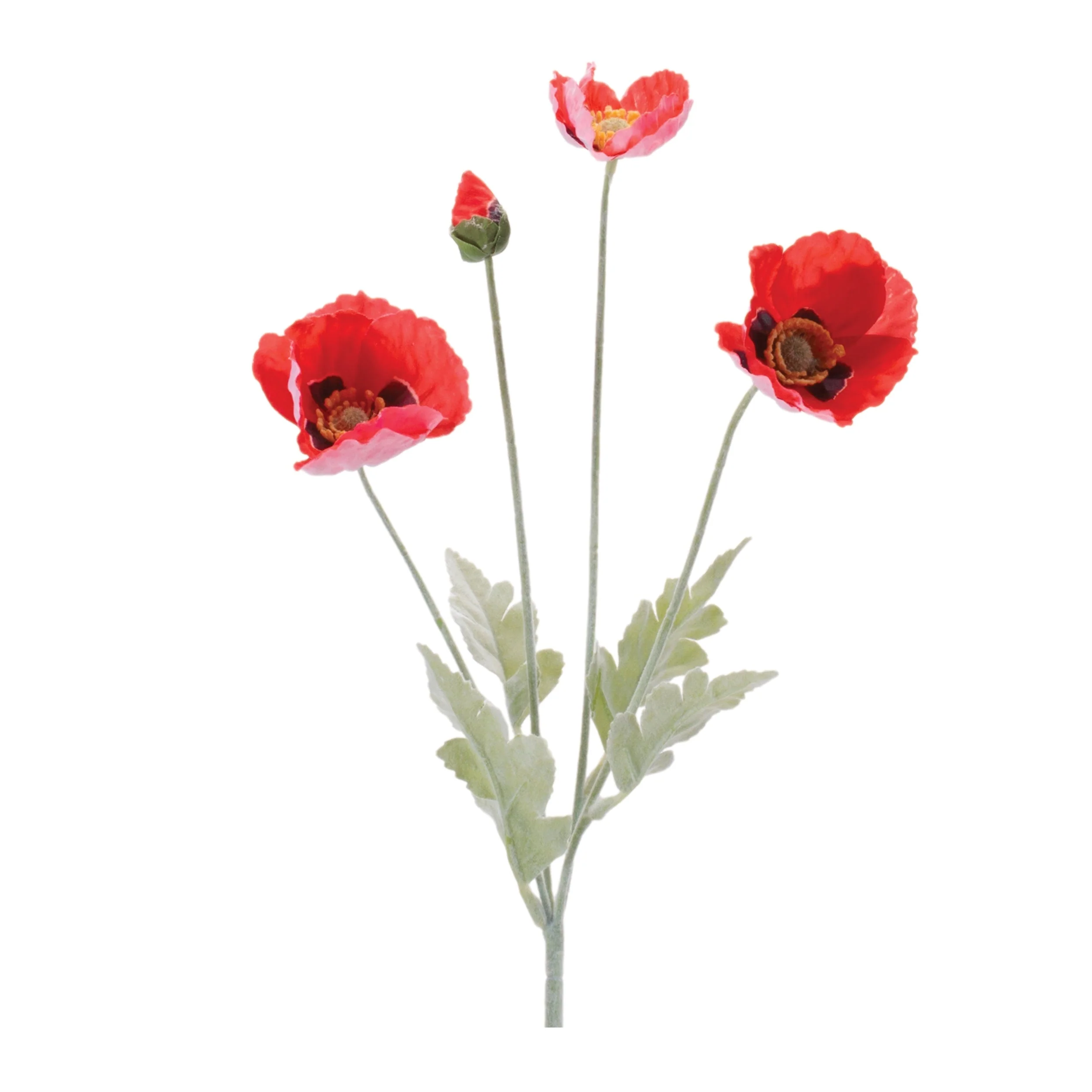 Poppy Floral Spray (Set of 6) - Image 3