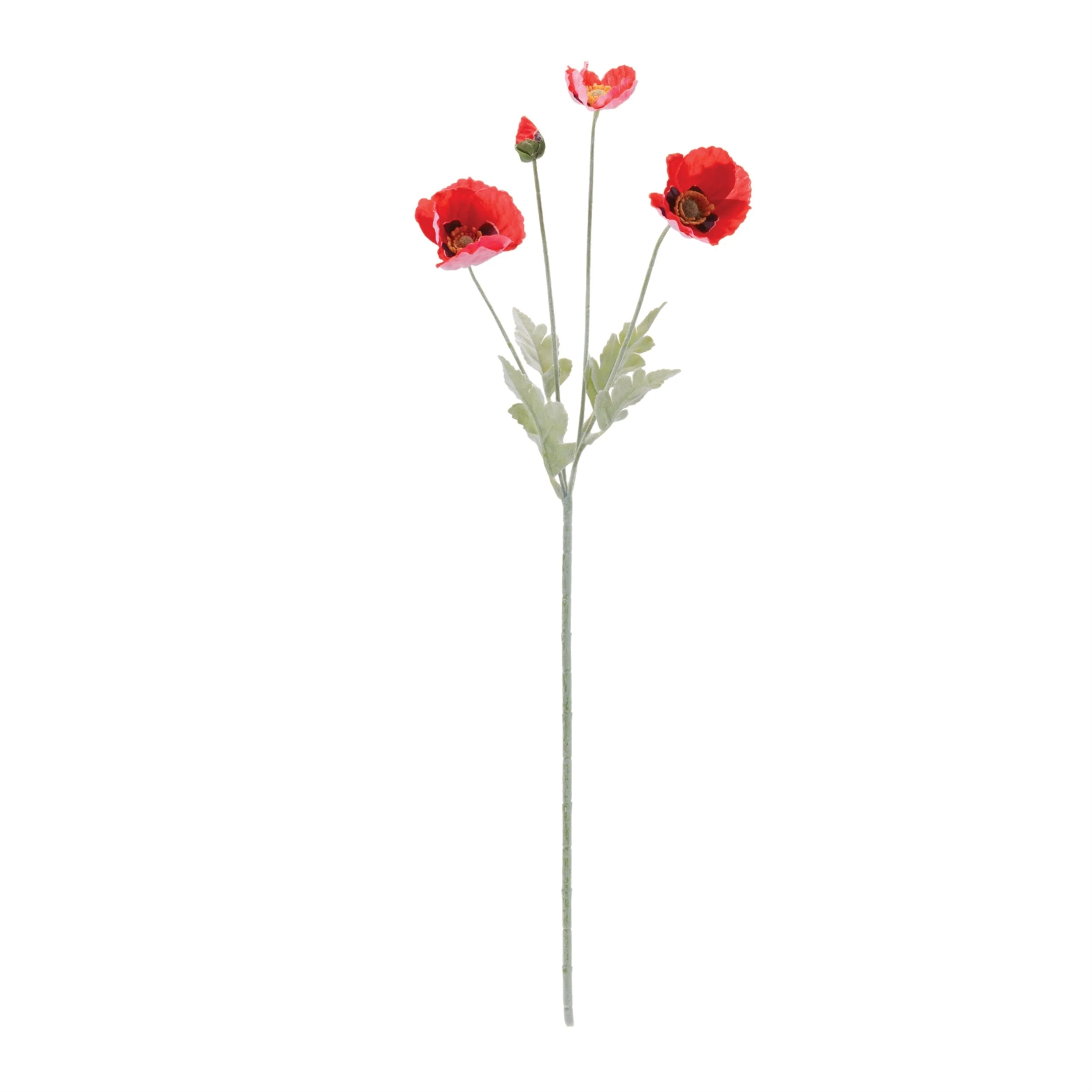 Poppy Floral Spray (Set of 6) - Image 4