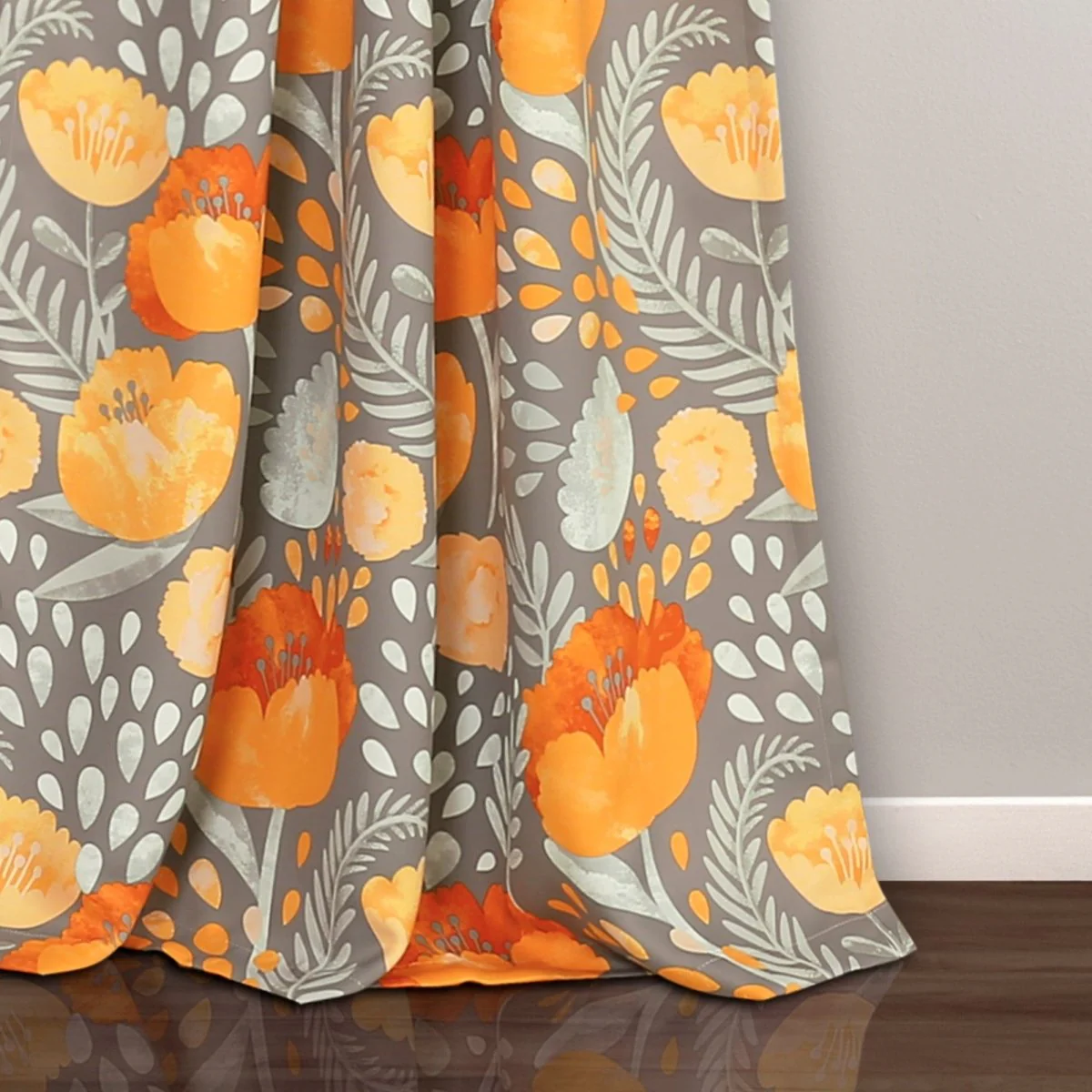 Poppy Garden Light Filtering Window Curtain Panel Set - Image 17