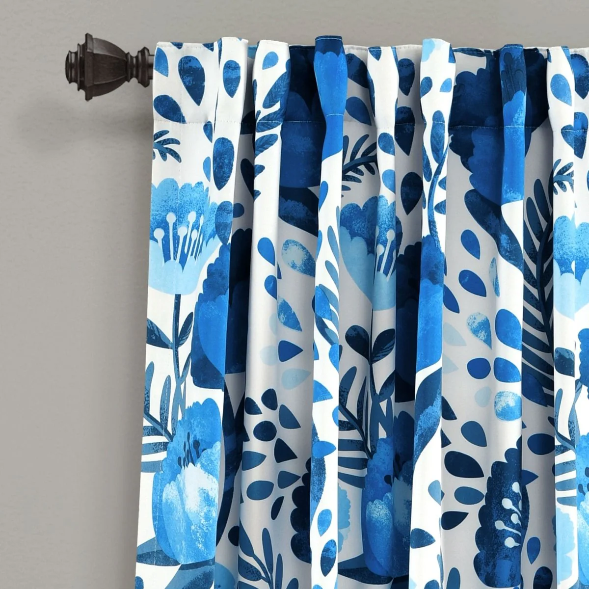 Poppy Garden Light Filtering Window Curtain Panel Set - Image 3
