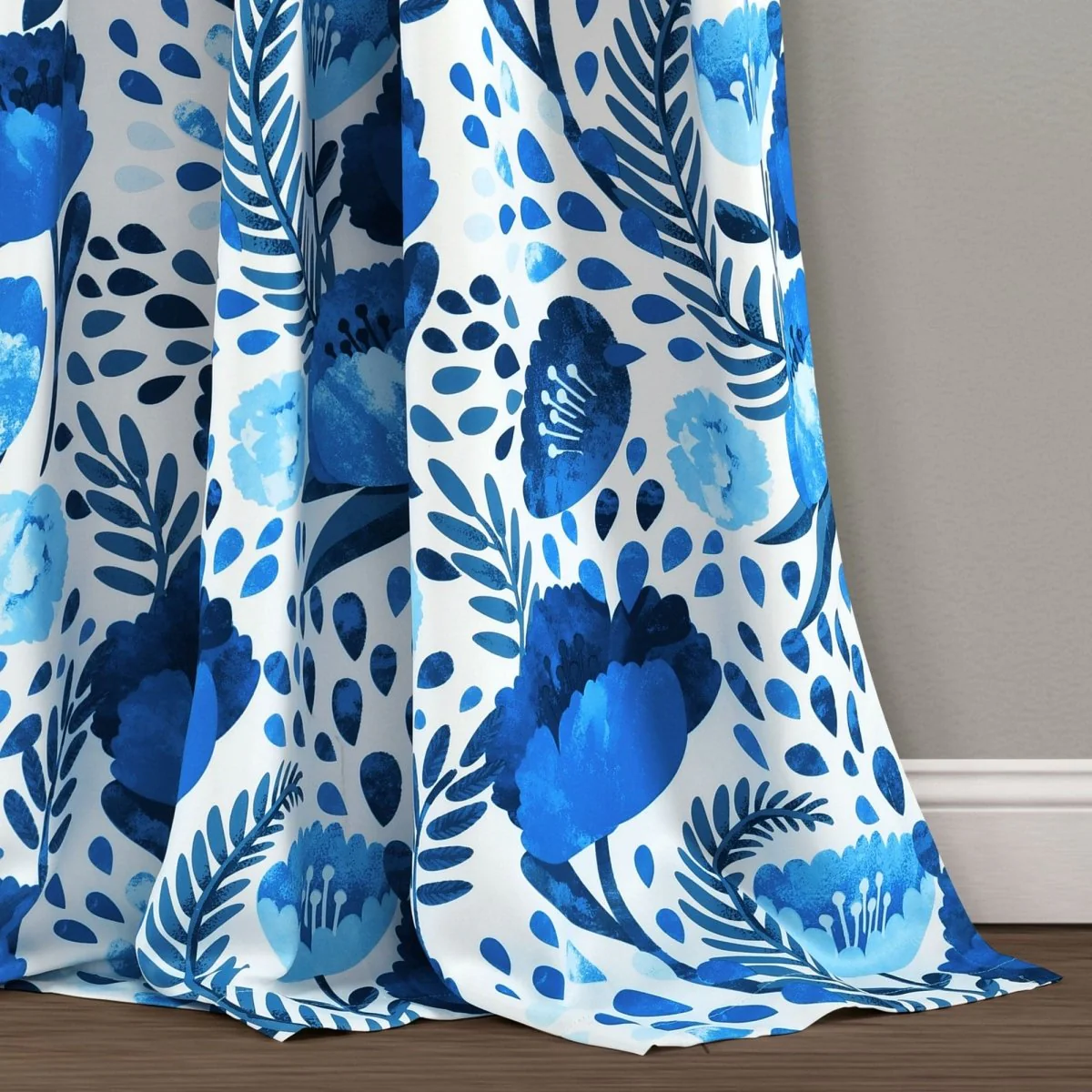 Poppy Garden Light Filtering Window Curtain Panel Set - Image 4