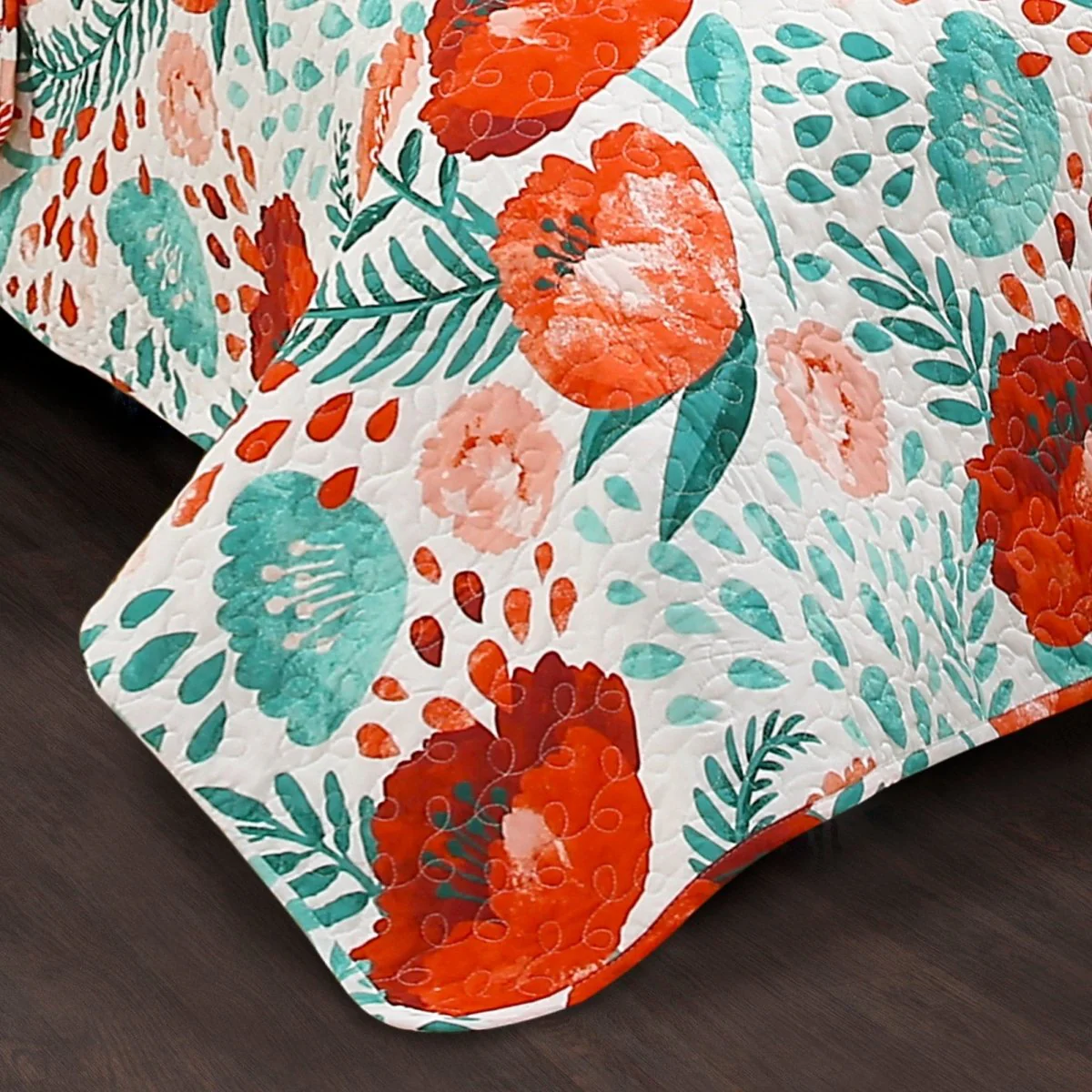 Poppy Garden Quilt 3 Piece Set - Image 9