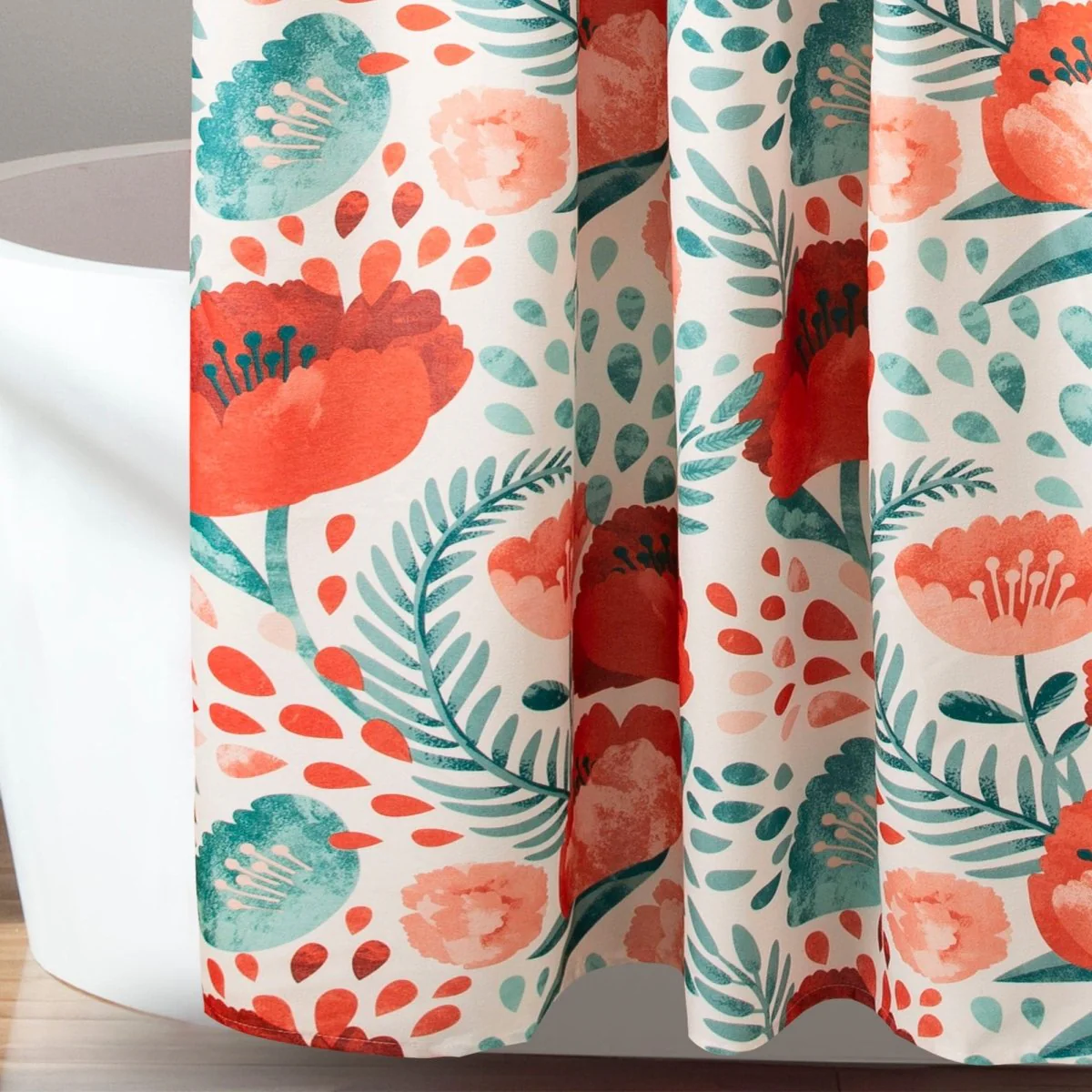 Poppy Garden Shower Curtain - Image 13