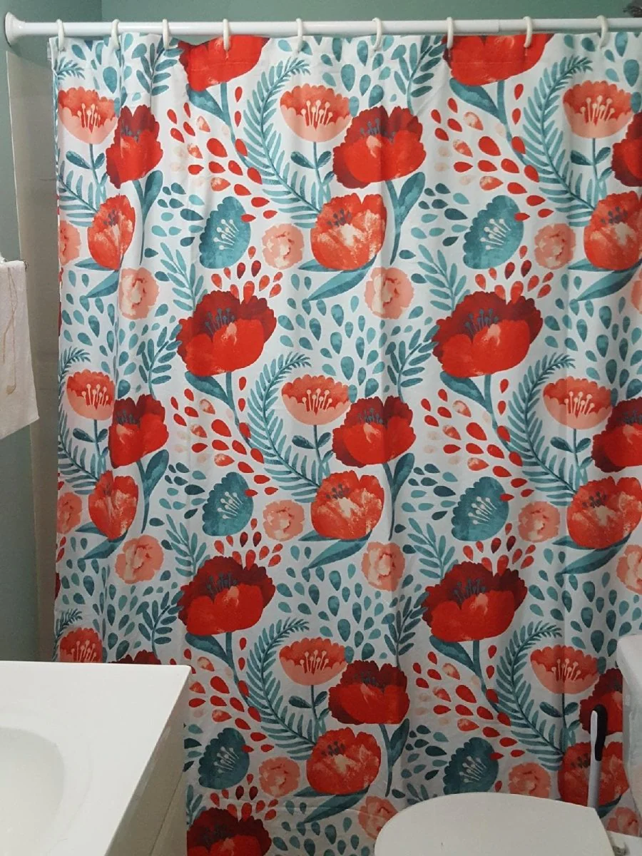 Poppy Garden Shower Curtain - Image 17