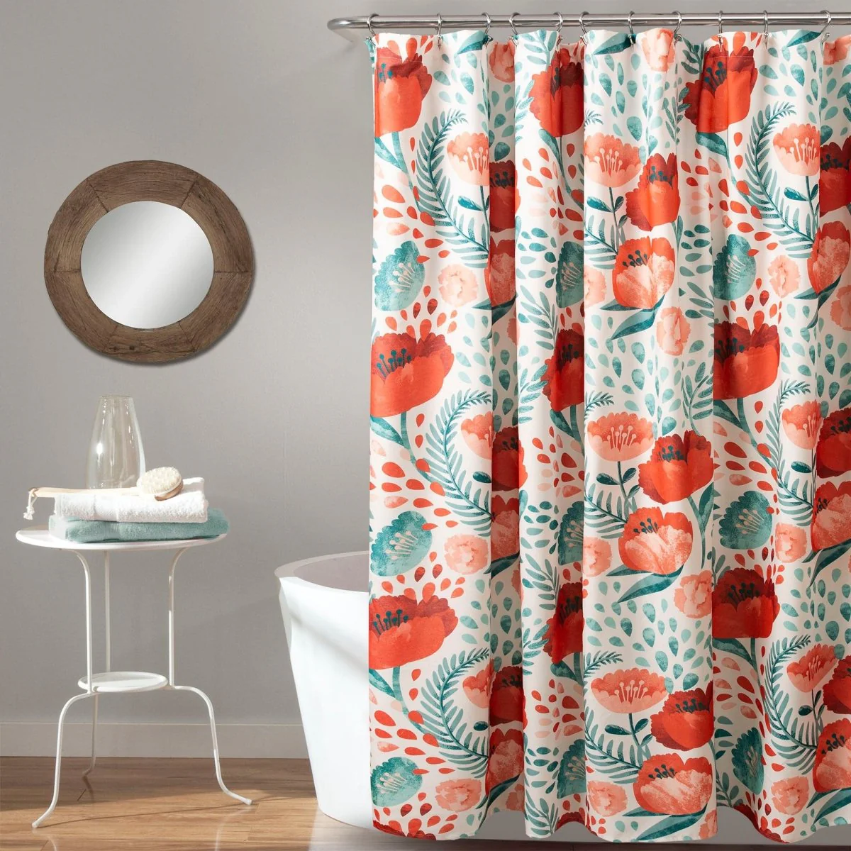 Poppy Garden Shower Curtain - Image 2