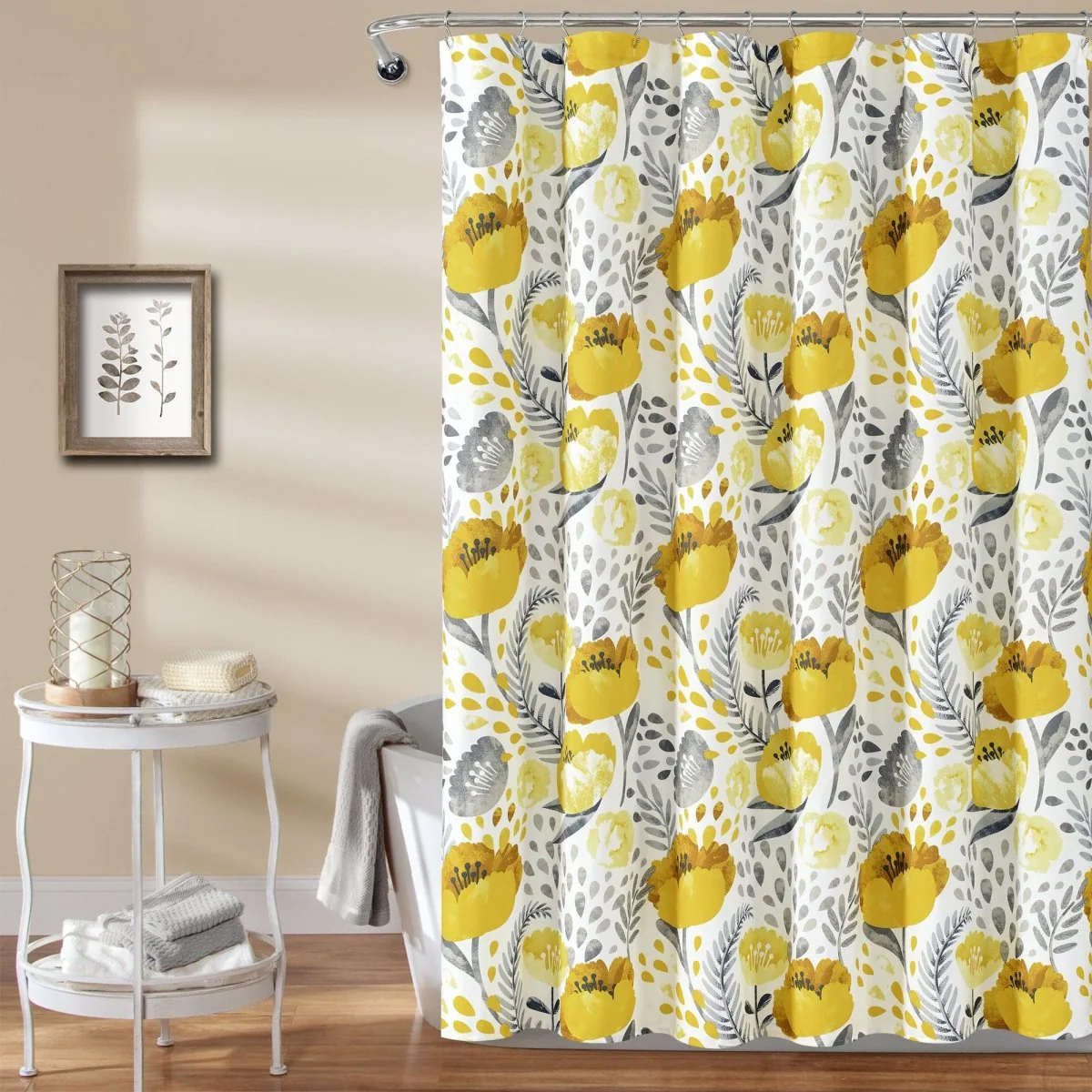 Poppy Garden Shower Curtain - Image 4