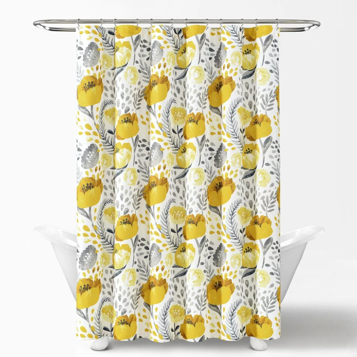 Poppy Garden Shower Curtain - Image 7