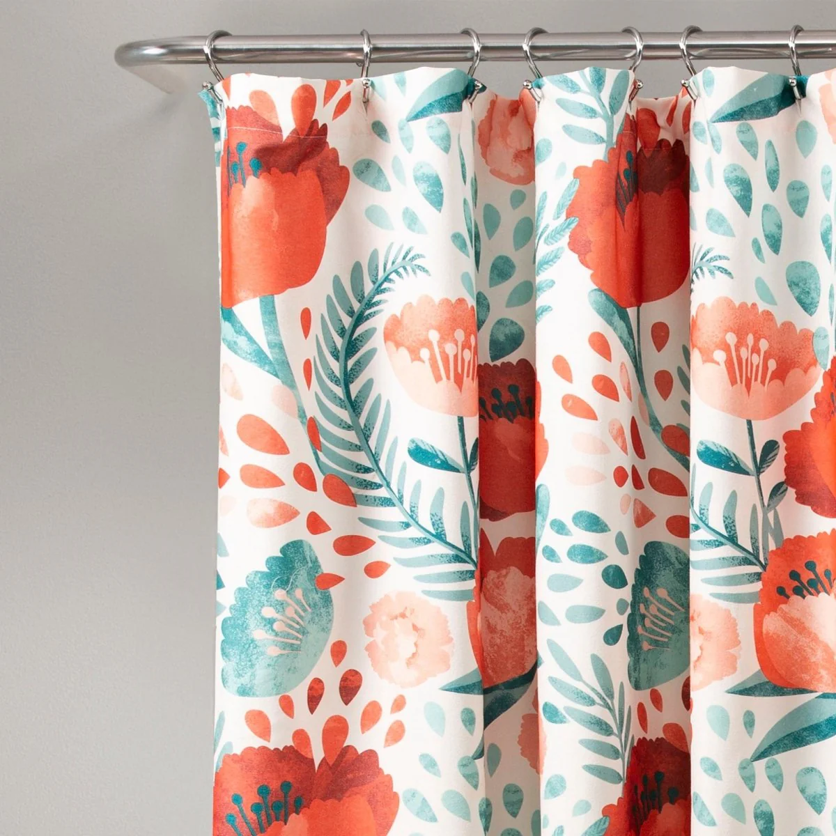 Poppy Garden Shower Curtain - Image 9