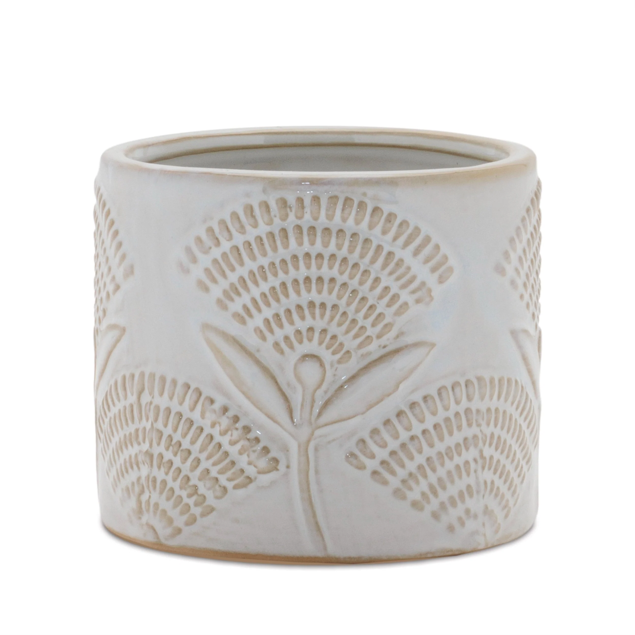 Porcelain Floral Patterned Planter (Set of 2) - Image 5