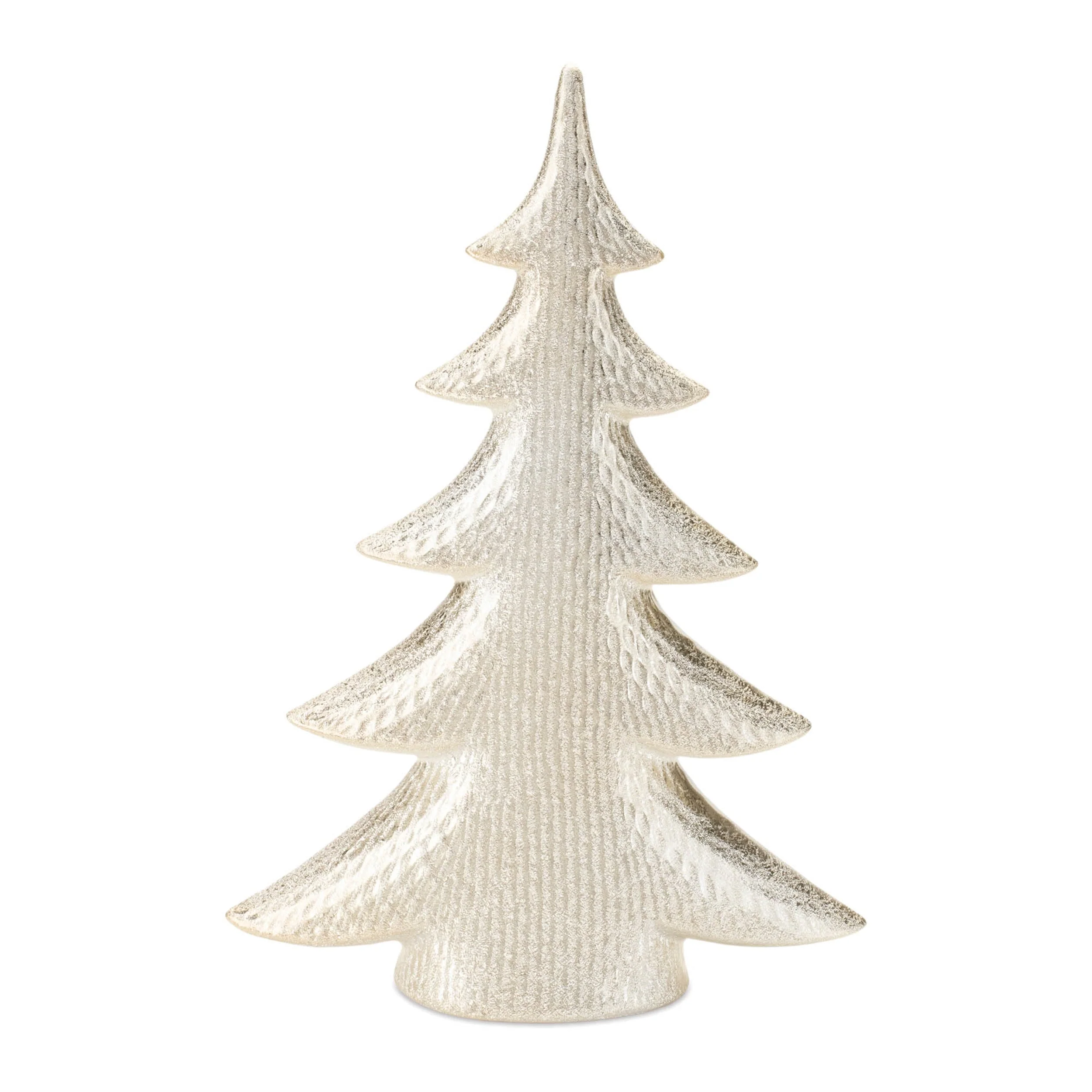 Porcelain Shimmer Pine Tree (Set of 2) - Image 2