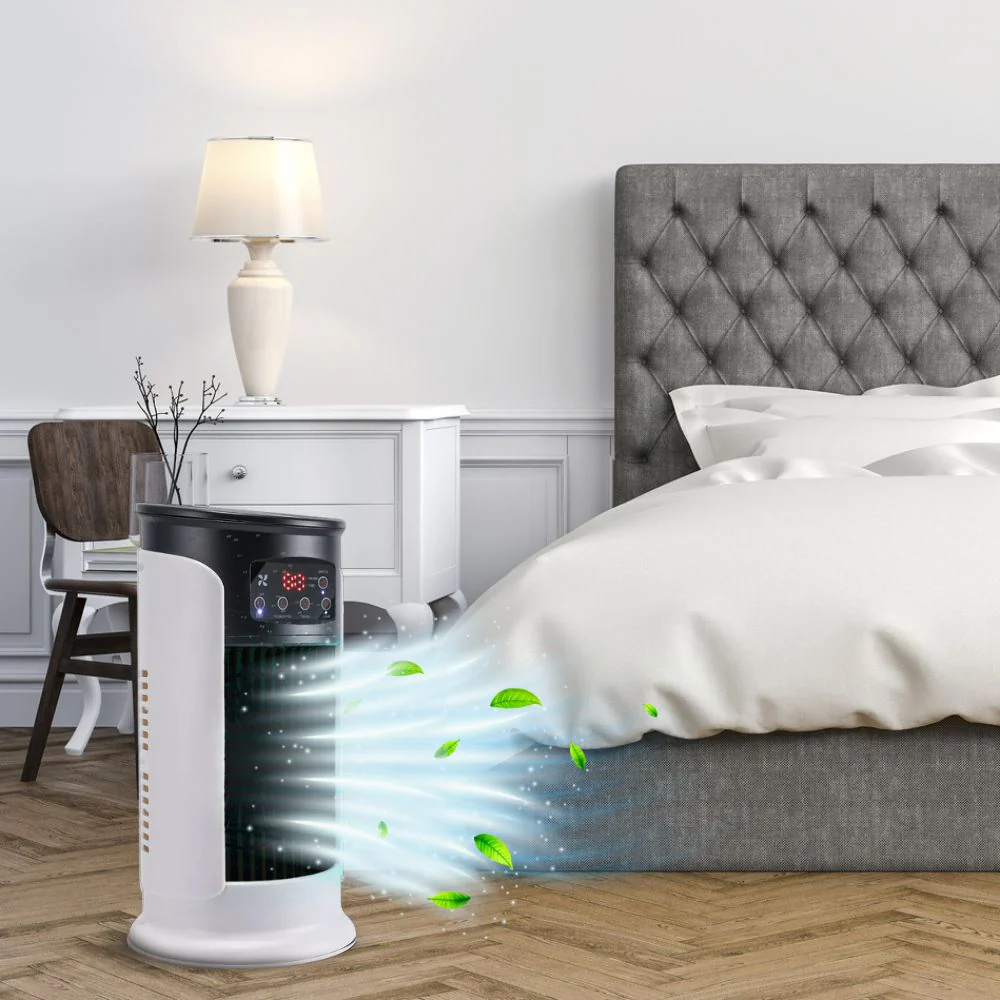 Portable Air Cooler Fan Personal Air Conditioner with Water Tank - Image 2
