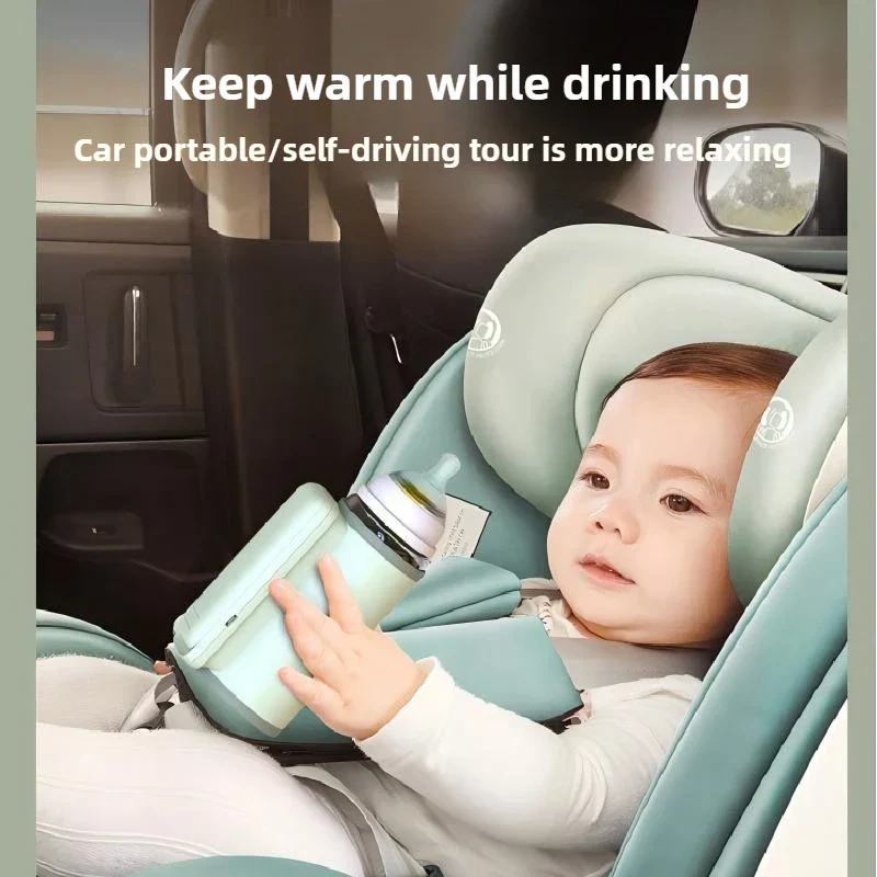 Portable Baby Bottle Warmer USB Travel Milk Warmer with LCD Temperature Control - Image 5