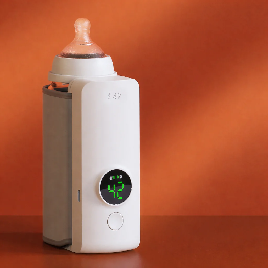 Portable Baby Bottle Warmer USB Travel Milk Warmer with LCD Temperature Control - Image 6