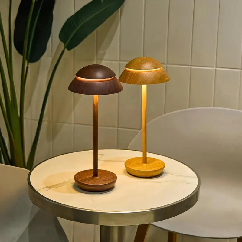 Portable Cordless Table Lamp with Adjustable Brightness – Battery Operated Minimalist Design for Home and Travel - Image 2