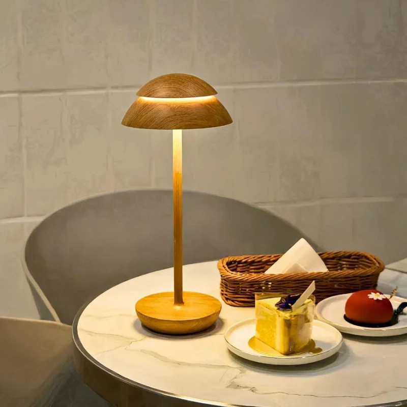 Portable Cordless Table Lamp with Adjustable Brightness – Battery Operated Minimalist Design for Home and Travel - Image 3