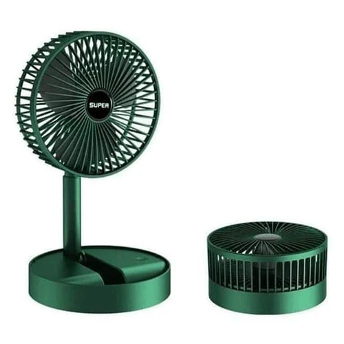Portable Foldable Fan USB Rechargeable 4-Speed 180° Rotation - Image 5